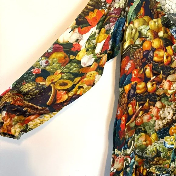 Samantha Pleet banquet dress in harvest print - Picture 11 of 13